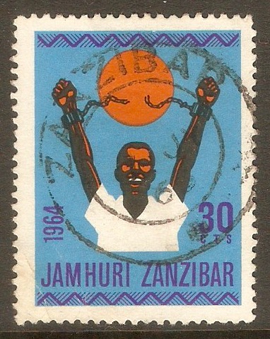 Zanzibar 1964 30c Jamhuri Zanzibar 1964 series. SG439.